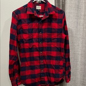Ely Cattleman Red and Black Checkered Men's Shirt